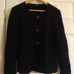 Black cardigan